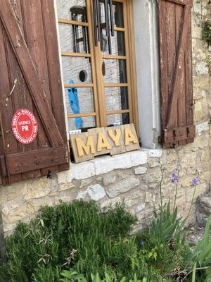 Back window  at Maya - Kafee & Boutik in Bargeme