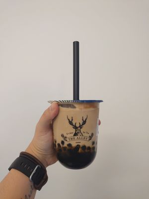 brown sugar with Oat milk! at The Alley in London