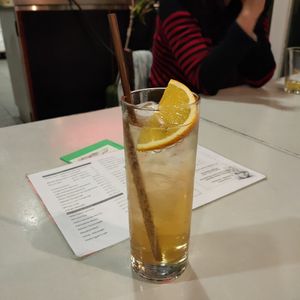 Sparkling chai at Villa Kalka in Cologne