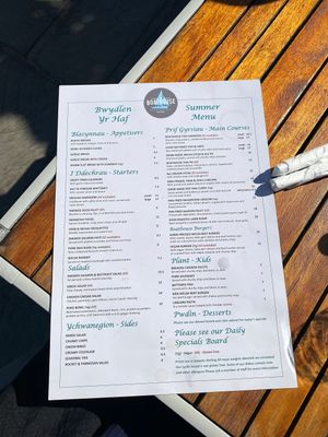   at The Boathouse in Red Wharf Bay