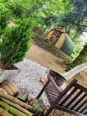 Wollemia Firepit at The Greenhouse Spa Retreat in Saltash