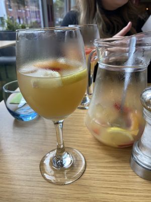 Rose sangria  at Ego Mediterranean in Lytham St Annes