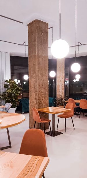 A view of the place at night at Holbox in Valencia