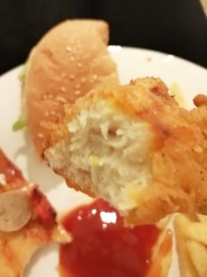 This is a game ganger. £3,50 for 2 pieces and fries. at Veggie Master in Derby