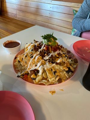 Soyrizo Nachos 😋 at Belenty's Love in Fort Worth