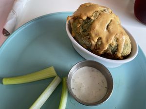 Stuffed avocado  at Belenty's Love in Fort Worth