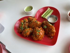 Buffalo cauliflower wings!  at Belenty's Love in Fort Worth