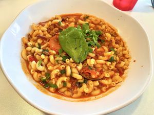 Mexican pasta   at Belenty's Love in Fort Worth