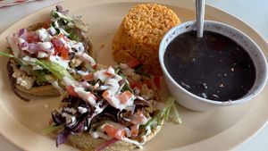 Sopes plate  at Belenty's Love in Fort Worth