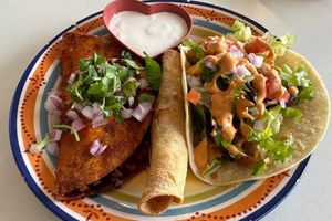 A la carte tacos and flauta   at Belenty's Love in Fort Worth