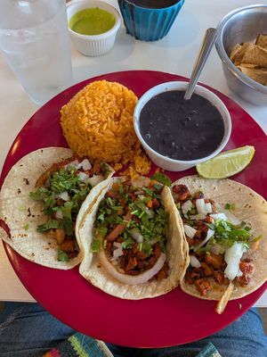 Tacos Al pastor at Belenty's Love in Fort Worth