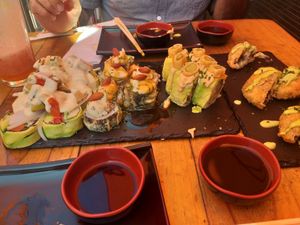 Estaba delicioso 🤤 #Veganuary at Kambo Vegan Sushi in Santiago