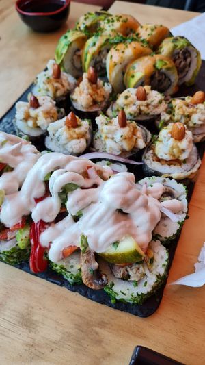 All you can eat at Kambo Vegan Sushi in Santiago