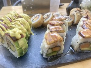 Sooooo delicious 🤤   at Kambo Vegan Sushi in Santiago