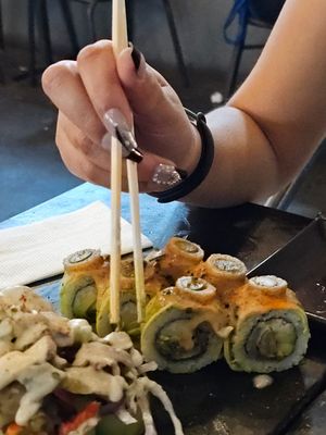  at Kambo Vegan Sushi in Santiago