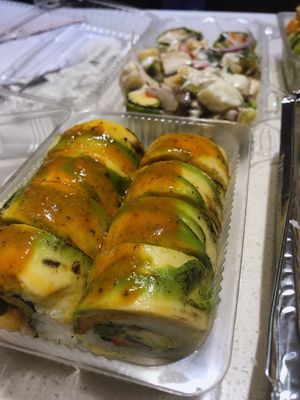 Sushi flameado  at Kambo Vegan Sushi in Santiago