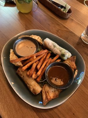 Mix of appetisers  at Com Chay in Mannheim