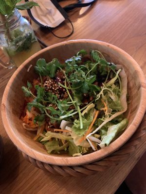 Spicy tofu  at Com Chay in Mannheim