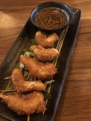 Garnelenimitat mit veganer Fischsauce at Com Chay in Mannheim