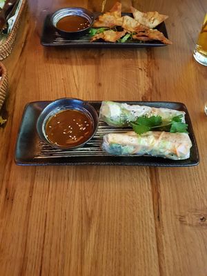 Summer rolls at Com Chay in Mannheim