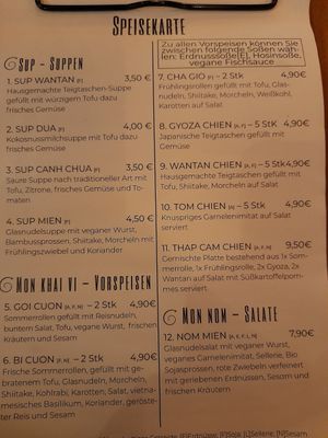 Starters at Com Chay in Mannheim