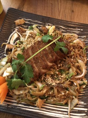 Bun Xao with Mock Duck  at Com Chay in Mannheim