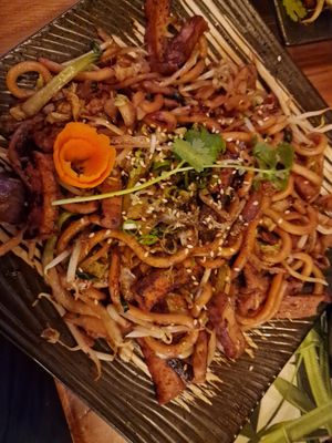 Udon noodles at Com Chay in Mannheim