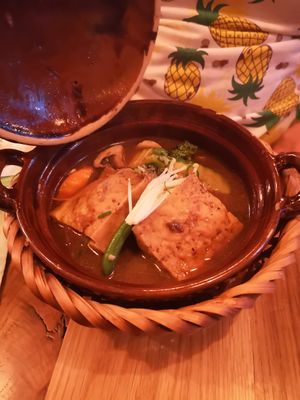 Nr. 26, gefüllter Tofu mit Gemüse at Com Chay in Mannheim