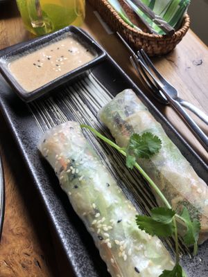 Summer rolls   at Com Chay in Mannheim