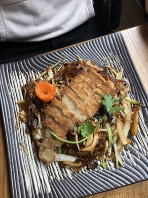 Mock duck on glas noodles   at Com Chay in Mannheim