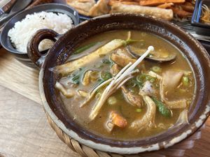 Rice dish - main 28  at Com Chay in Mannheim