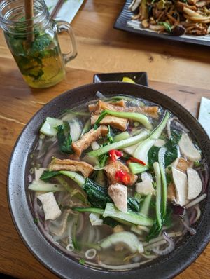 Pho Hanoi mit Tofu at Com Chay in Mannheim