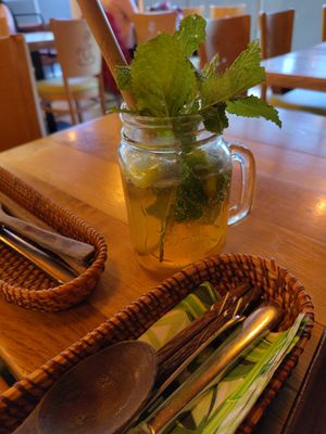 Lime lemonade at Com Chay in Mannheim