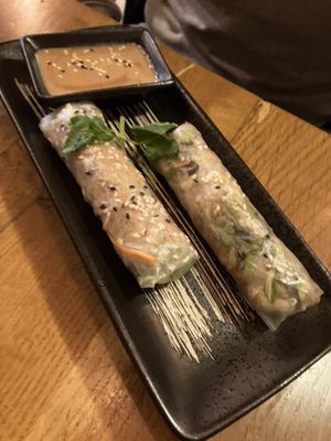 summer rolls  at Com Chay in Mannheim