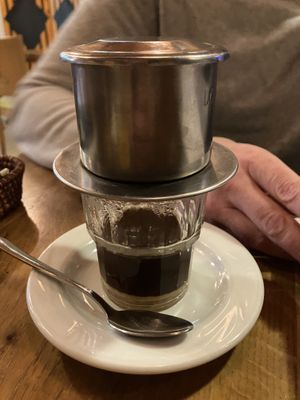 vietnamese coffee   at Com Chay in Mannheim