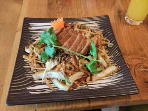 Vegan duck at Com Chay in Mannheim