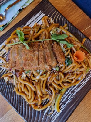 Udon Nudeln mit Ente at Com Chay in Mannheim