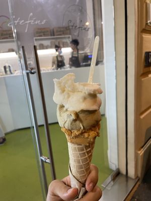   at Gelateria Stefino in Bologna