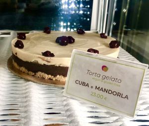 Ice cream cake  at Gelateria Stefino in Bologna