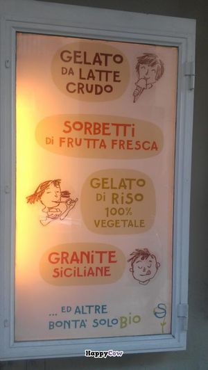 Signage at Gelateria Stefino in Bologna