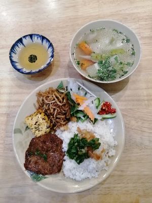 Com chay plate - 32k at Pippala Vegan in Ho Chi Minh City