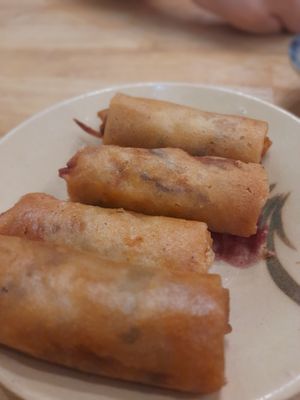 Fried rolls at Pippala Vegan in Ho Chi Minh City