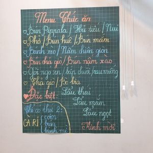 menu  at Pippala Vegan in Ho Chi Minh City