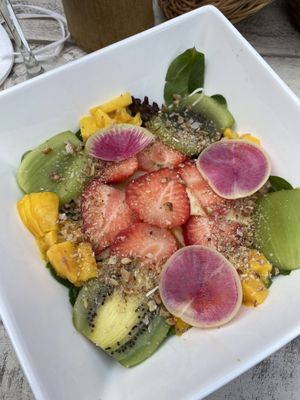 Lido salad at Lido Beach Club  in Playa Del Carmen