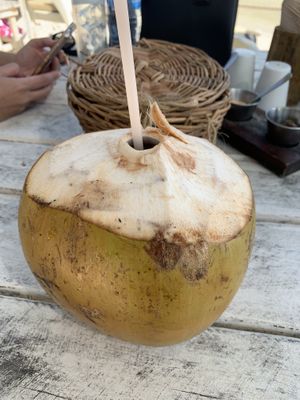 Coconut  #Veganuary at Lido Beach Club  in Playa Del Carmen