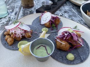 Baja Style Tacos   at Lido Beach Club  in Playa Del Carmen