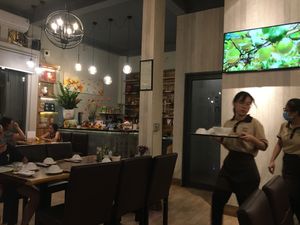 Nice interior at Moc Nhien in Ho Chi Minh City