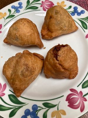 Vegetable samosas- carryout  at Sunny's Asian Food & Spices in Solon