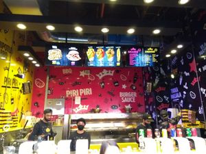 Counter at Awesome Chips in North London