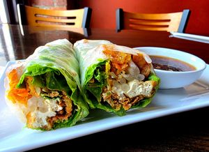 Veggie Crepe Rolls at Nguyen Pho & Grill in Kansas City